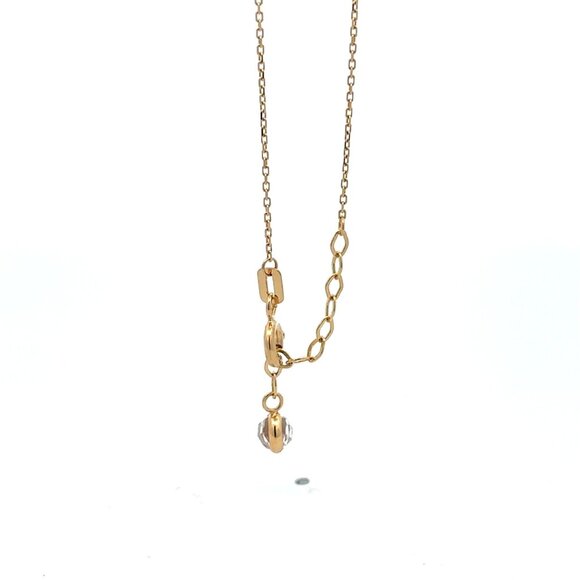 18K Gold Bracelet Flower Beads Charm 7 inches plus one inch Extension 1.50 grams - Picture 9 of 10